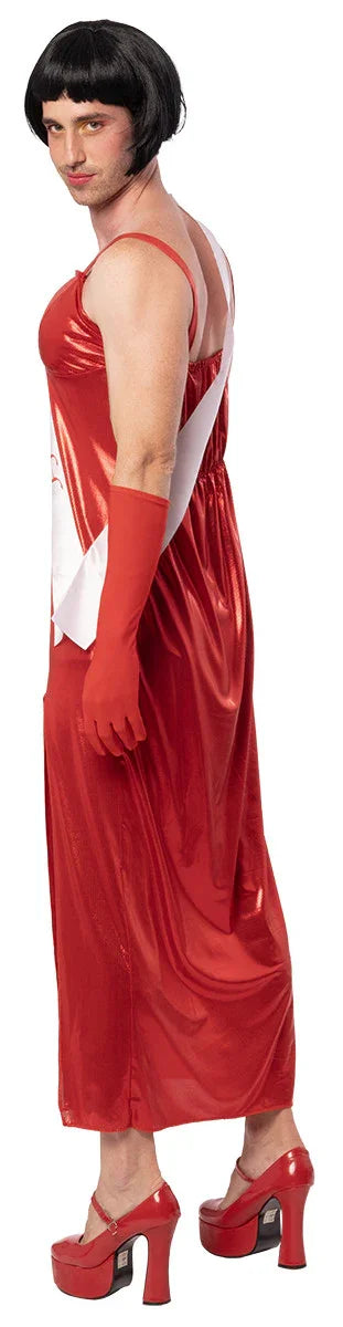 Disfraz de Miss Universo para Hombre Despedidas Rubies